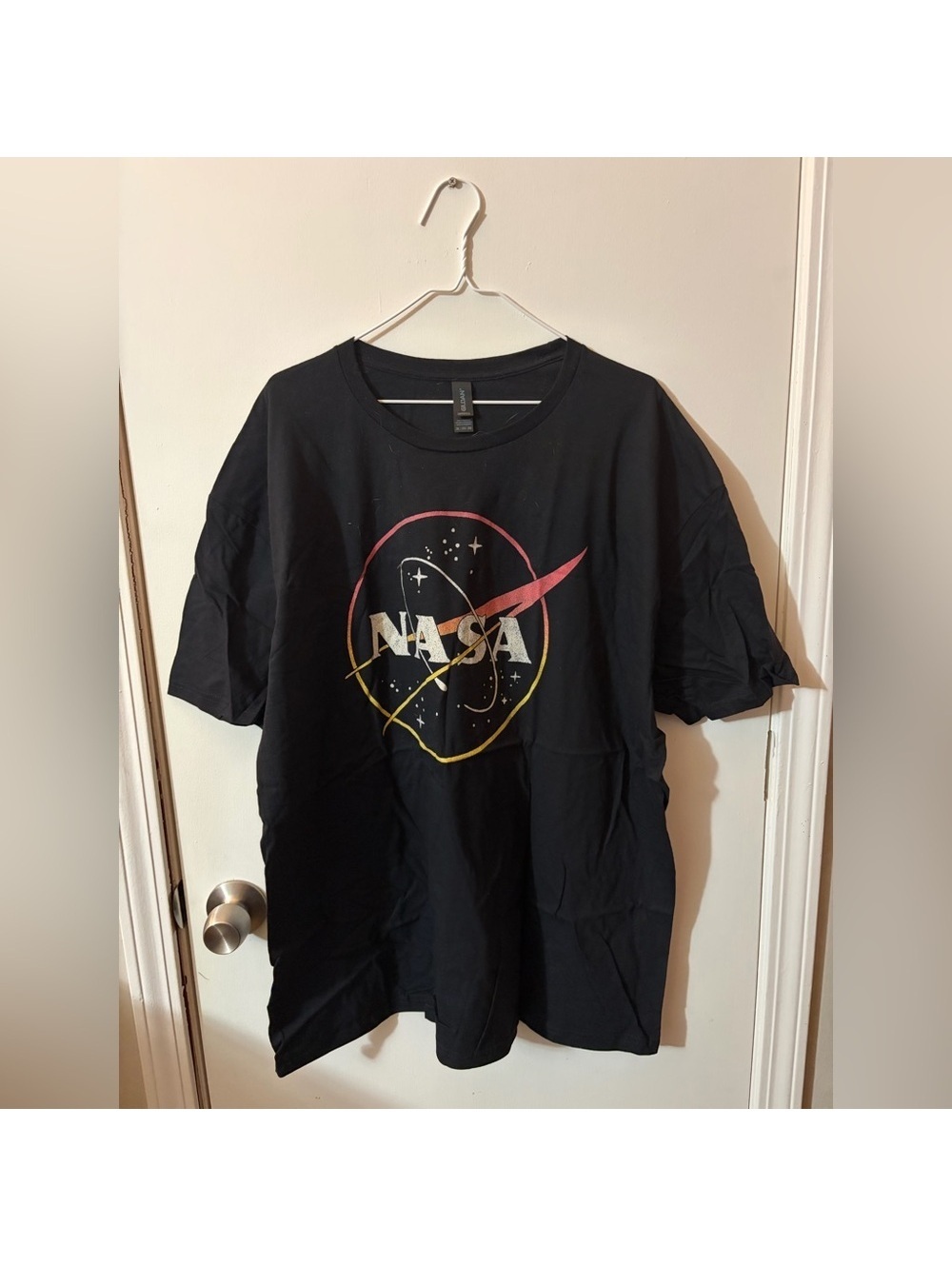 Mens Nasa 2XL Black T-Shirt Tote9